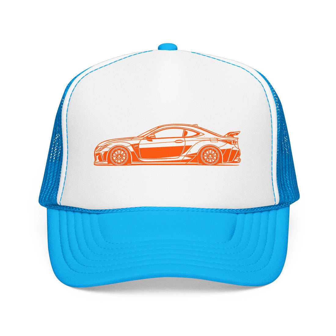 LRX EDITION 1: RCF Trucker Hat in Blue/White